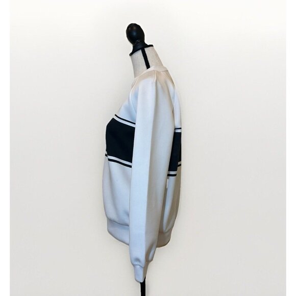 The Fifth Women’s Small Sweater Black And White Stripe Oversized - Light Marks - Picture 3 of 16